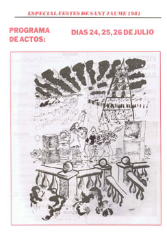 Programa Festes Sant Jaume 1981
